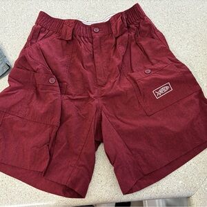 AFTCO Men's Red Shorts